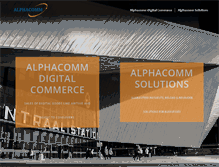 Tablet Screenshot of alphacomm.nl